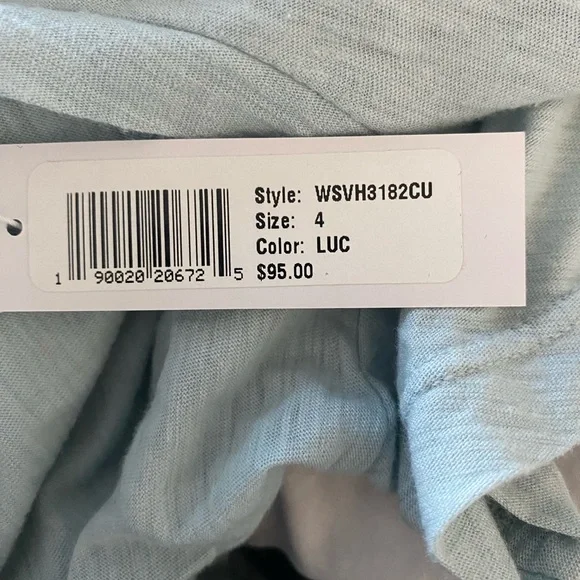 NWT James Perse Women's Short Sleeve slub Tee - Picture 7 of 9